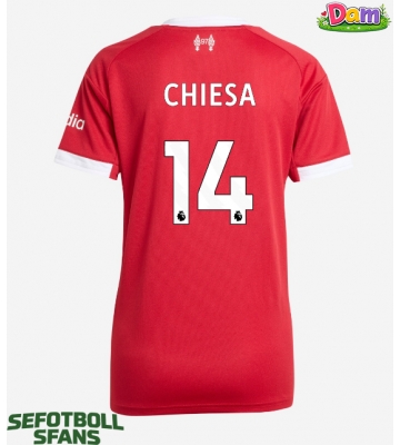 Liverpool Federico Chiesa #14 Hemmatröja Kvinnor 2025-26 Kortärmad